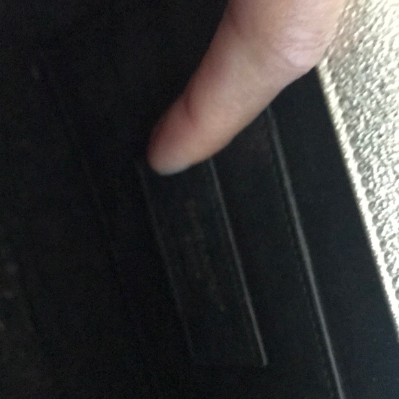 YSL Gold+Silver Leather Monogramme Satchel - Picture 9 of 9